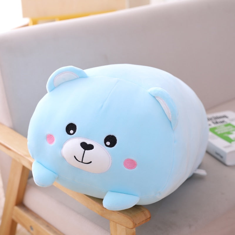 18-28CM Soft Animal Cartoon Pillow Cushion Cute Fat Dog Cat Totoro Penguin Pig Frog Plush Toy Stuffed Lovely kids Birthyday Gift